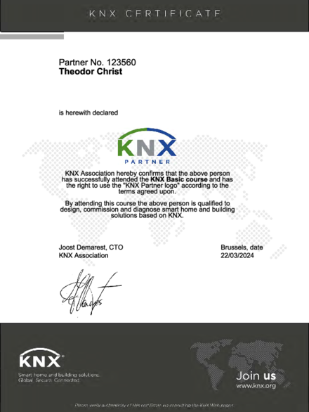 KNX Basis Kurs bei Pickel Elektro- und Sanitär GmbH in Leutershausen